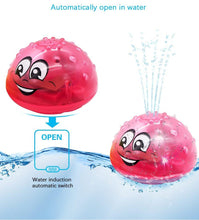 Load image into Gallery viewer, Cool Bath Toys Spray Water Light Rotate with Shower Pool , Toddler Swimming Party Bathroom LED Light With Music for Kids
