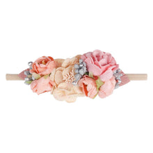 Load image into Gallery viewer, Handmade Luxury Pearl Baby Headbands Bundle Nylon Elastic  Newborn Hair Accessories for Girls Kids
