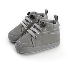 Load image into Gallery viewer, Warm Infant Baby First Walkers Soft Sole Newborn Leather High Top Non-slip Shoes Sneaker Baby Shoes
