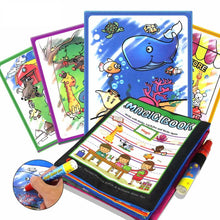 Load image into Gallery viewer, Magic Water Drawing Books Coloring Books Doodle &amp; Magic Pen Painting Drawing Board Children  Painting Toys Birthday Gifts
