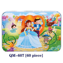 Load image into Gallery viewer, New 60 Pieces Wooden Puzzle Kids Toy Cartoon Animal Wooden Puzzles Child Early Educational Learning Toys for Christmas Gift
