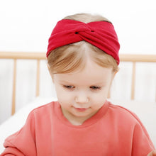 Load image into Gallery viewer, Modern New Trend Girls Winter Autumn Headband Twisted Knotted Soft Elastic Baby Girl Soft Elastic Turban Headband For Girls
