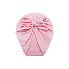 Load image into Gallery viewer, Luxury Modern Baby Headband Hat Bowknot Print Cotton Stretchy Turban Headband Infant Head Wrap Beanie Hat  For Babies and Kids
