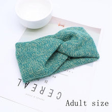 Load image into Gallery viewer, Handmade Baby Headband Women Girl Twisted Hair Band Kids Woolen Headwrap Toddler Turban Hair Accessories For Mother and Daughter
