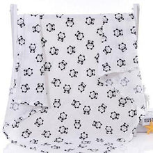 Load image into Gallery viewer, Muslin 100% Cotton Baby Swaddles Soft Newborn Blankets Bath Gauze Infant Wrap Sleep sack Stroller .

