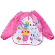Load image into Gallery viewer, Modern Luxury NEW Baby Cute Cartoon Waterproof Long Sleeve Apron Baby  Feeding Bib for Children Baby and Kids
