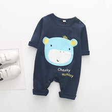 Load image into Gallery viewer, Fashion Trend Stevvex Cute Animals Spring Romper Newborn Baby Clothes Kids Long Sleeve Underwear Cotton Boys Clothes Romper For Kids
