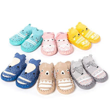 Load image into Gallery viewer, Modern Elegant Baby Girls &amp; Boys Autumn Winter Cotton Soft Sole Cartoon Shoes Socks For Baby Kids
