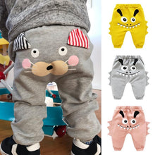 Load image into Gallery viewer, Modern Baby Boys Girls Cartoon Pants Spring High Waist Guard Belly Trousers Print Bottoms In Interesting Style For Girls And Boys
