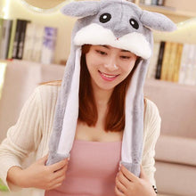 Load image into Gallery viewer, Modern Elegant Winter Interesting Girls Animals Ear Moving Jumping Hats Children and Adults Women Warm Rabbit Winter Caps In Modern Design

