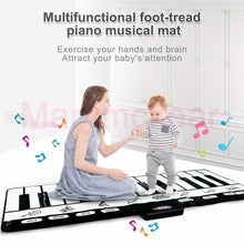 Load image into Gallery viewer, Electronic Musical Piano Mat Keyboard Baby Crawling Touch Play Game Carpet Mat Educational Musical Instrument Toy For Kids
