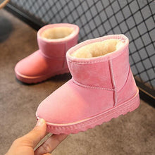 Load image into Gallery viewer, Winter Kids Fashion Snow Boots Thick Warm Plush Soft Bottom Girls Short Boots Ski Boot For Toddler
