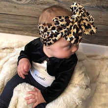 Load image into Gallery viewer, Modern Baby Headband Bow for Girl Leopard Headbands for Newborn Toddler Turban Baby Hair Accessories Design

