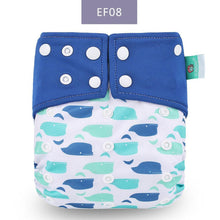 Load image into Gallery viewer, Trend New Print Eco-friendly Cloth Diaper Baby pocket Waterproof Cartoon Owl Baby Diapers Reusable Cloth Nappies For Baby and Kids
