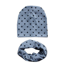 Load image into Gallery viewer, Modern Baby Boys &amp; Girls Hat Scarf Set Beanie Boys Caps with Scarf for Kids In elegant Modern Design
