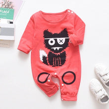 Load image into Gallery viewer, Baby Clothes Boys Girls Romper Floral Dinosaur Car Printed Long Sleeve Cotton Romper Kids Jumpsuit Playsuit For Kids
