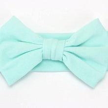 Load image into Gallery viewer, Headband Knitted Cotton Children Girls Elastic Bow Hair Bands Turban for girl Headbands
