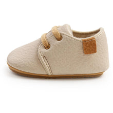 Load image into Gallery viewer, Unisex Baby Luxury Soft Leather Shoes Newborn Rubber Soft Sole First Walkers Toddler Shoes For Everyday Wear For Boys And Girls
