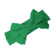 Load image into Gallery viewer, Headband Knitted Cotton Children Girls Elastic Bow Hair Bands Turban for girl Headbands
