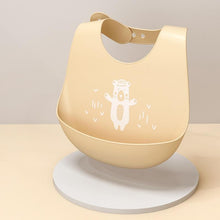 Load image into Gallery viewer, Adjustable Oil-proof  Food Grade Silicone Drool bib Soft And Comfortable Saliva Towel Lunch Baby Bib For Babies and Kids
