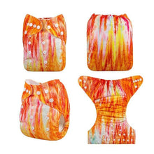 Load image into Gallery viewer, ModernLuxury Printed Baby Cloth Diaper Reusable Cloth Nappy Snap Adjustable Pocket Diaper Nappies For Baby Kids
