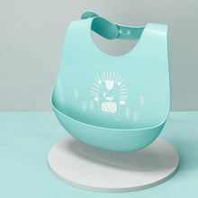 Load image into Gallery viewer, Adjustable Oil-proof  Food Grade Silicone Drool bib Soft And Comfortable Saliva Towel Lunch Baby Bib For Babies and Kids
