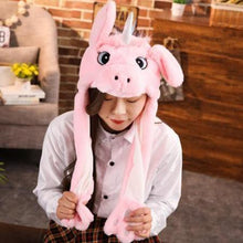 Load image into Gallery viewer, Modern Elegant Winter Interesting Girls Animals Ear Moving Jumping Hats Children and Adults Women Warm Rabbit Winter Caps In Modern Design
