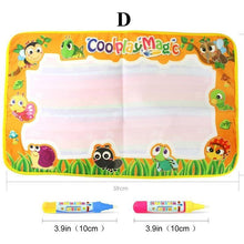 Load image into Gallery viewer, Magic Water Painting Drawing Mat &amp; 2 Pens Doodle Board Coloring Books for Kids Children Educational Toys
