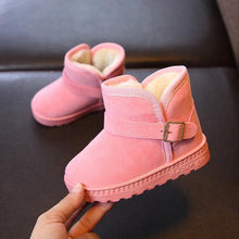Load image into Gallery viewer, Winter Kids Fashion Snow Boots Thick Warm Plush Soft Bottom Girls Short Boots Ski Boot For Toddler
