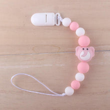 Load image into Gallery viewer, Handmade Animal Pendant Pacifier Clips Chain Nipple Holder for Infant Baby Pacifier
