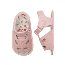 Load image into Gallery viewer, Baby Summer Newborn 0-18M Infant Baby Girls Boys Shoes Solid Non-slip Party Bow PU Leather Breathable Toddler Shoes
