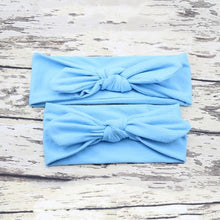 Load image into Gallery viewer, Modern Mother &amp; Daughter Rabbit Ears Bow Hair Bands Cloth Headband Bowknot Headwear Bow
