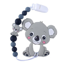 Load image into Gallery viewer, Baby Silicone Koala  Panda Teether Toy Toother Unique Design Perfect For Kids And Parents
