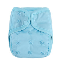 Load image into Gallery viewer, Newborn Pocket Diaper Cloth Diapers Bamboo Charcoal Inner Waterproof PUL Outer Double Gussets Nappies for Baby
