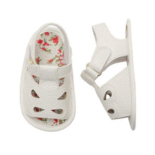 Load image into Gallery viewer, Baby Summer Newborn 0-18M Infant Baby Girls Boys Shoes Solid Non-slip Party Bow PU Leather Breathable Toddler Shoes
