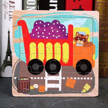 Load image into Gallery viewer, Wood Puzzles Children Adults Vehicle Puzzles Wooden Toys Learning Education Environmental Assemble Toy Educational Games For Baby and Kids
