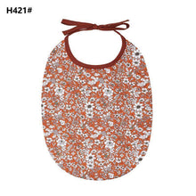 Load image into Gallery viewer, Floral Vintage Newborn Double Side Bibs Boys Girls Waterproof Linen Cotton Saliva Towel
