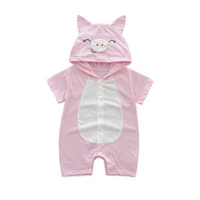 Load image into Gallery viewer, Infant Jumpsuit Summer Romper Cartoon Animal Print Girl  and Boy Cotton Suit Newborn Romper Design
