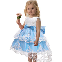 Load image into Gallery viewer, 1st Birthday Dress For Baby Girl Clothes Princess Ceremony  Pink Blue Red Dresses Excellent Look Unique Design
