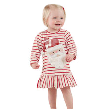 Load image into Gallery viewer, Baby Girl Princess Dress Toddler  Kids  Stripe Christmas Cartoon Deer   Outfits Unique Design
