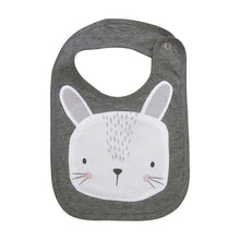 Load image into Gallery viewer, Luxury Cartoon Animal Cotton Printing Snap Button Bib Waterproof Saliva Towel Infant Cloths Feeding Apron For Kids
