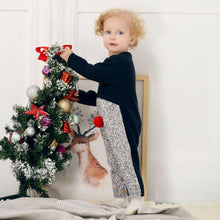 Load image into Gallery viewer, Baby Christmas Rompers Reindeer Knitted  Jumpsuits Toddler Children Warm Wool Clothes 0-2Y For Boys and Girls Christmas Eve Costume
