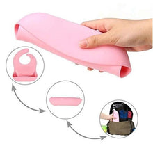 Load image into Gallery viewer, Silicon Breastplate Baby Bib Waterproof Solid Infant Bandana Bibs Newborn Feeding Burp Cloth Bib For Kids

