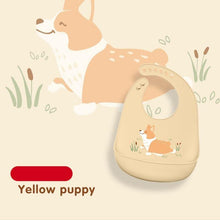 Load image into Gallery viewer, Silicone Baby Eating Bib Children Adjustable Large Boy Girl Saliva Pocket Super Soft Waterproof Bibs For Kids
