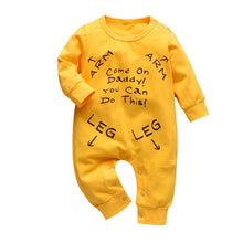 Load image into Gallery viewer, Fashion "It wasnt me " Baby Boy Girl Clothes Newborn Toddler Long-sleeved Dot jumpsuit Infant Clothing set Outfits
