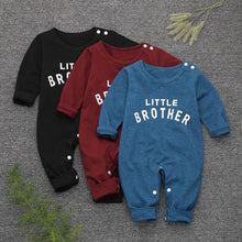 Load image into Gallery viewer, Newborn Baby Button Letter Long Sleeve Romper / jumpsuit for baby girls and boys.
