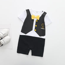 Load image into Gallery viewer, Luxury Baby Rompers Summer Style Baby Boy Girl Clothing Newborn Infant Short Sleeve Clothes Suit For Boys 1st Birthday
