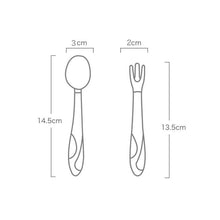 Load image into Gallery viewer, Unique Spoon For Baby  Set Food Silicone Gel Spoon Baby Learn To Eat Training Bendable Soft Spoon Children Tableware
