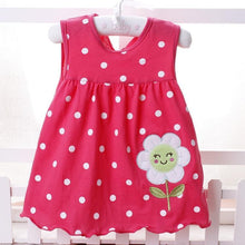 Load image into Gallery viewer, New Summer Cute Baby Girl Infant girl Princess Dress with Headband In Tutu Design With Flowers
