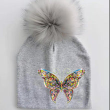 Load image into Gallery viewer, Fashion Baby Cap With Butterfly Toddlers Infant Bonnet Baby Hat For Boys and Girls Travel Hat Cap
